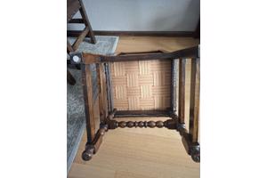Eiken stoelen met leer bekleed 6 stuks heel mooi