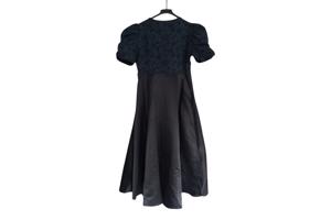 Sjieke satijnen jurk met kant L 40/42