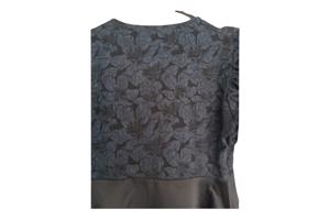 Sjieke satijnen jurk met kant L 40/42