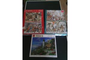 3 Puzzels (2 Anton Pieck)