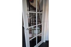 3 meranti deuren met facetglas