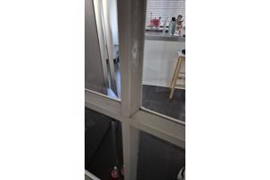 3 meranti deuren met facetglas