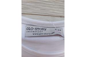 Glo-Story t-shirt flamingo's wit 104