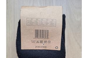 3 Paar Dunne Alpaka Wollen Sokken Maat 43-47 (Zwart)