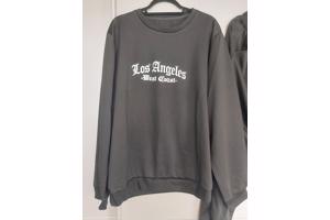 2 delige heren set Los Angeles zwart wit 3XL