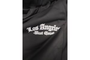 2 delige heren set Los Angeles zwart wit 3XL