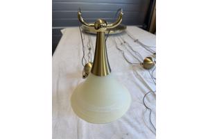 Lamp met Alabaster kelken