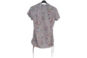 Metrofive bloemen tuniek shirt grijs S