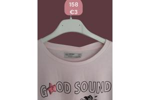 Glo-Story t-shirt good sound roze 158