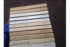 Steden van Belgie ; 11 prachtige boeken ,geschiedenis en nu