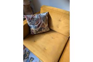 Velours Oker gele 2,5 zits