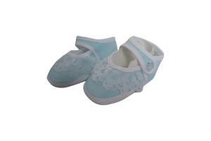 Junior Joy Babyschoenen Newborn Meisjes Lichtblauw/wit Met K