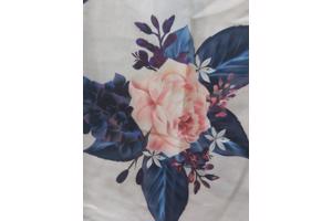 Metrofive bloemen shirt vhals lichtroze XL/42