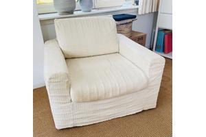 Relaxfauteuil – stevig frame, opnieuw te bekleden