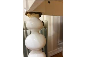 Nette salon tafel en eettafel met 6 bijpassende luxe stoelen