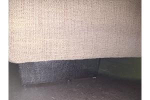 3-zits bank met longchair in zandkleur