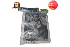 nr 21 Diamond Painting wolf 50x40cm (vierkant steentjes)