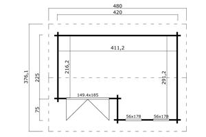 NIEUW TUINHUIS Hampshire te koop