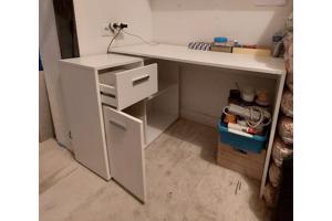 Hoekbureau wit