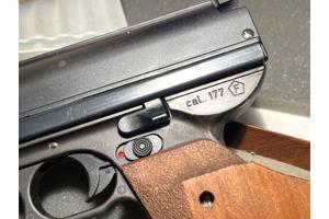 match pistool, wedstrijdpistool met magazijntje