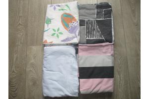 1 Persoons Dekbed + Hoelakens,+ Dekbedovertrekken.