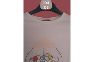 Glo-Story t-shirt snoepmachine roze 104