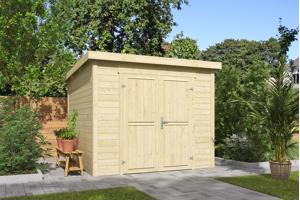 Blokhut Mila 250x250 Onbehandeld vuren