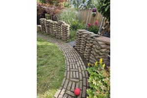 180 gebruikte stoeptegels 30 x 30