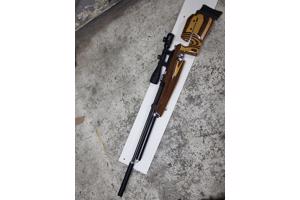 Pcp Steyr match 5.5 mm links met RWS kijker 6x40  , demper e