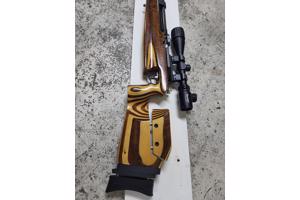 Pcp Steyr match 5.5 mm links met RWS kijker 6x40  , demper e