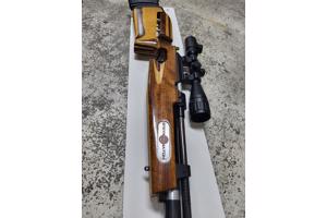 Pcp Steyr match 5.5 mm links met RWS kijker 6x40  , demper e