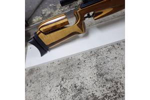 Pcp Steyr match 5.5 mm links met RWS kijker 6x40  , demper e