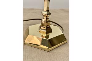Brass tafellamp vintage