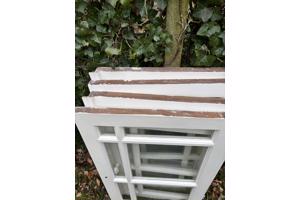 8 kast deurtjes met glas erin