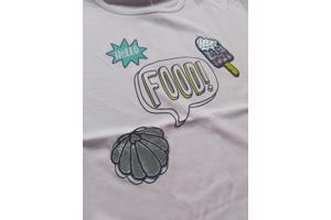 Glo-Story t-shirt roze hello food 152