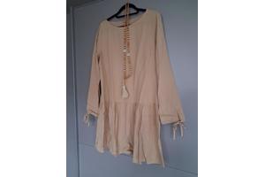 Beige jurk maat L - Zo goed als nieuw!