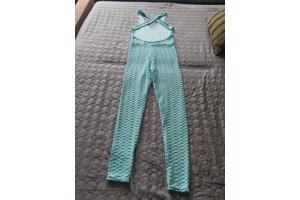 Holala sport jumpsuit mintgroen S/M 36/38