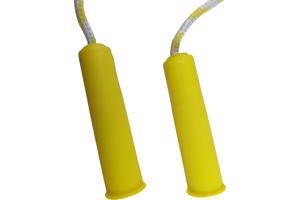 Fun toys springtouw geel lengte 2.20M