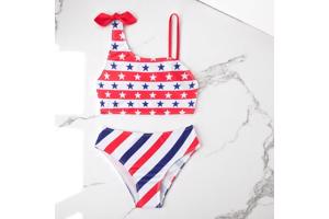 Meisjes bikini amerika 110/116 - 5/6 jaar