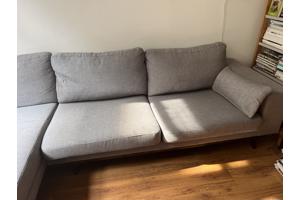 Wehkamp Torino chaise longue bank grijs