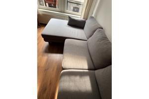 Wehkamp Torino chaise longue bank grijs