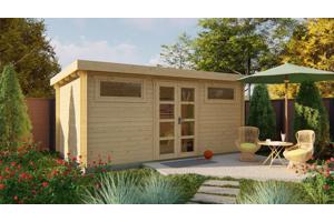 Blokhut - Tuinhuis Zerja | 28 mm | onbehandeld