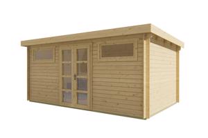 Blokhut - Tuinhuis Zerja | 28 mm | onbehandeld