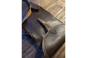 Foudraal leer bruin vintage