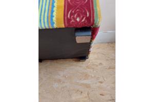 vierkante poef in meerdere kleuren