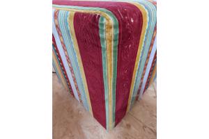 vierkante poef in meerdere kleuren