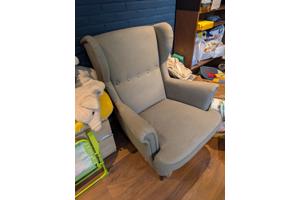 Ikea Strandmon Armstoel grijs