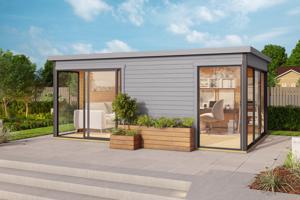 NIEUW Luxe blokhut Domeo 3