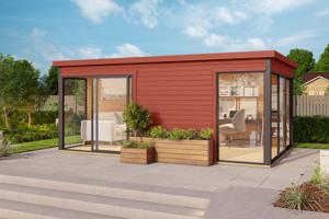 NIEUW Luxe blokhut Domeo 3