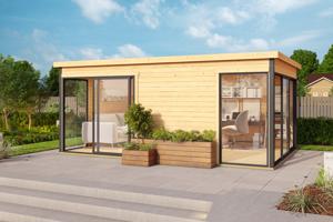 NIEUW Luxe blokhut Domeo 3